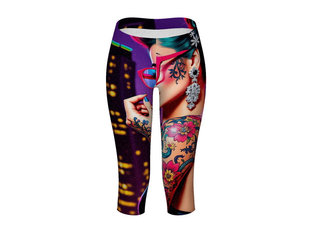 All-Over Print Capri Leggings