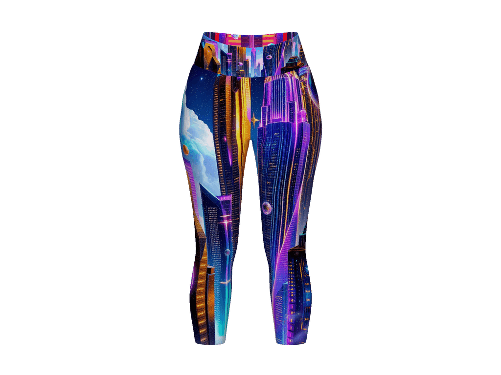 All-Over Print Yoga Capri Leggings