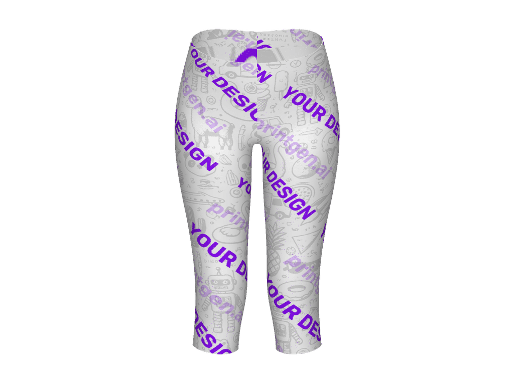All-Over Print Capri Leggings