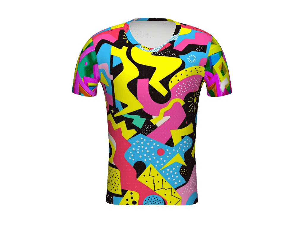 All-Over Print Men's Athletic T-Shirt