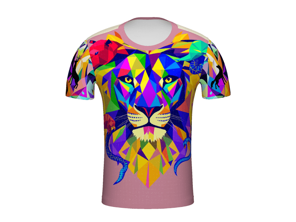 All-Over Print Men's Crew Neck T-Shirt