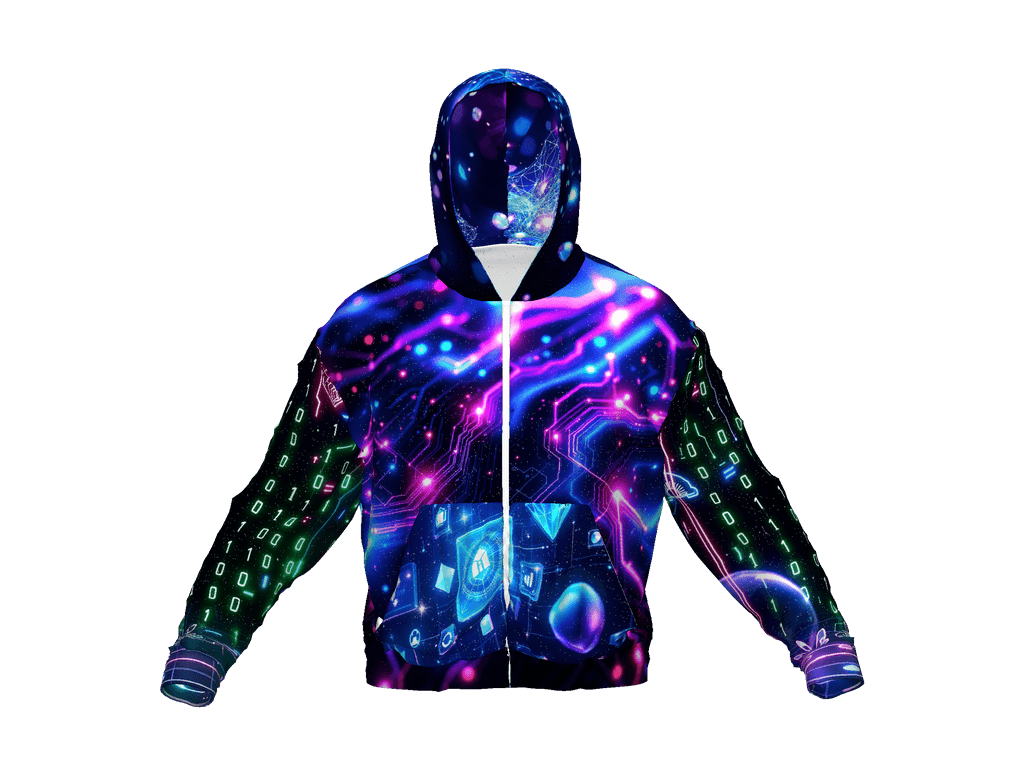 All-Over Print Recycled Unisex Zip Hoodie