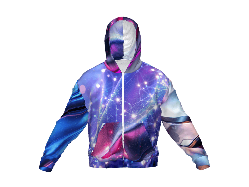 All-Over Print Recycled Unisex Zip Hoodie