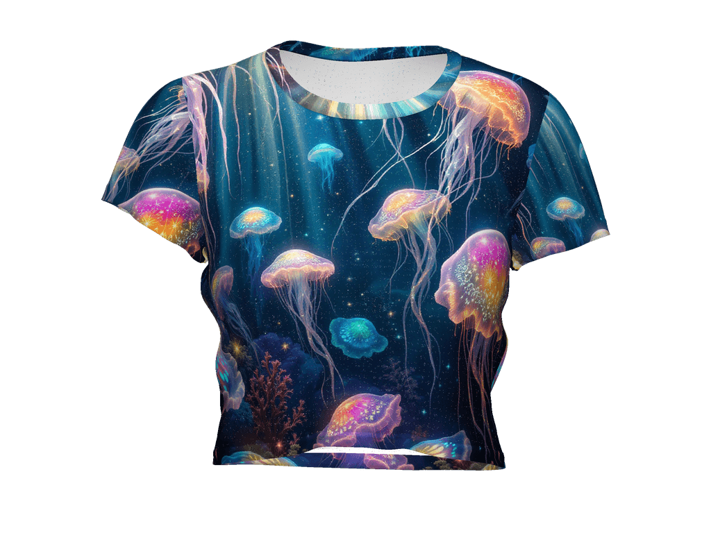 All-Over Print Crop Tee