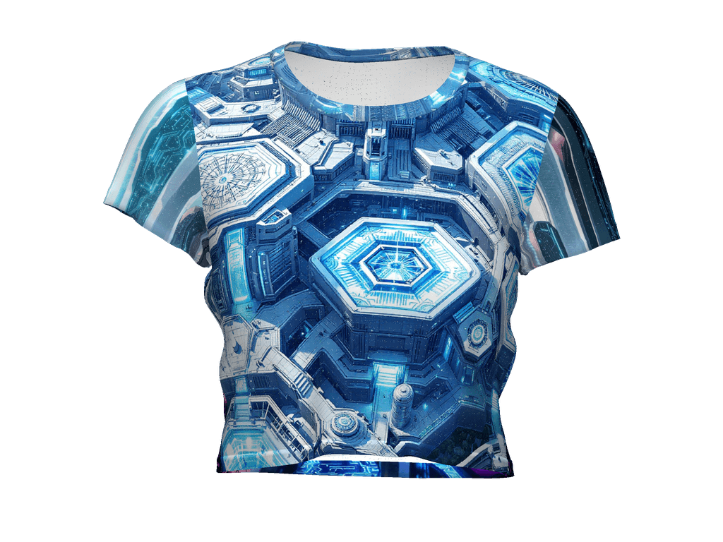 All-Over Print Crop Tee