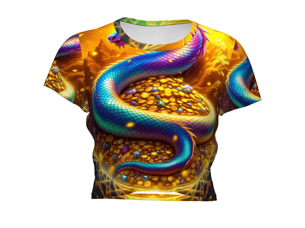 All-Over Print Crop Tee