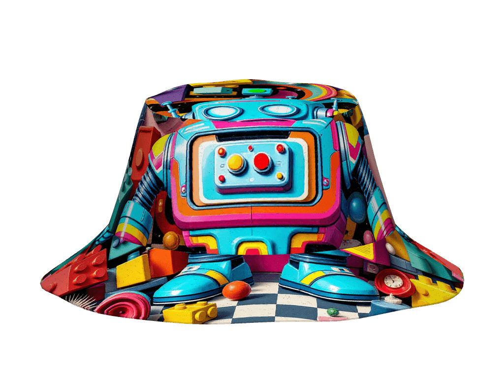 All-Over Print Reversible Bucket Hat