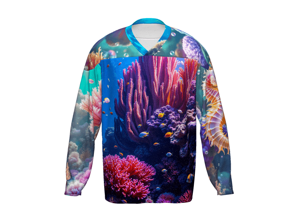 All-Over Print Recycled Hockey Fan Jersey