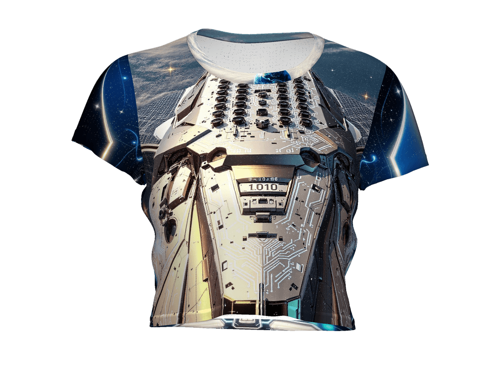 All-Over Print Crop Tee