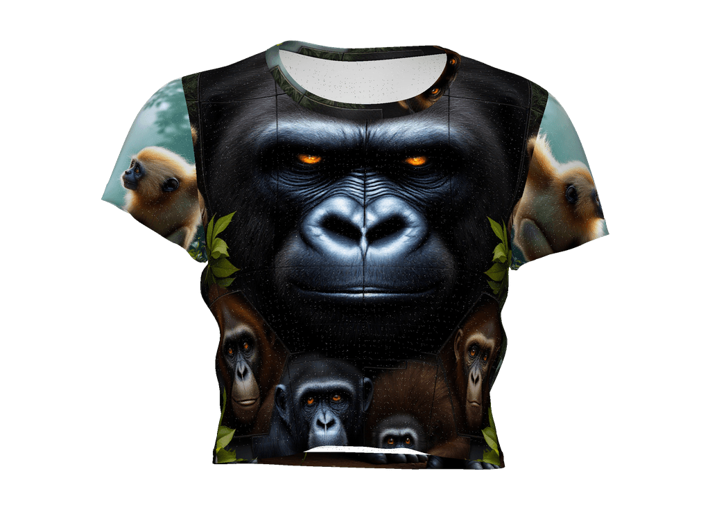 All-Over Print Crop Tee