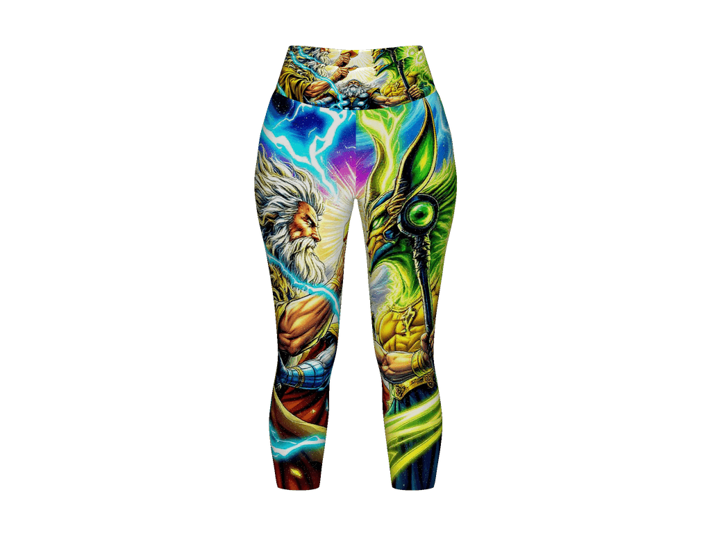 All-Over Print Yoga Capri Leggings