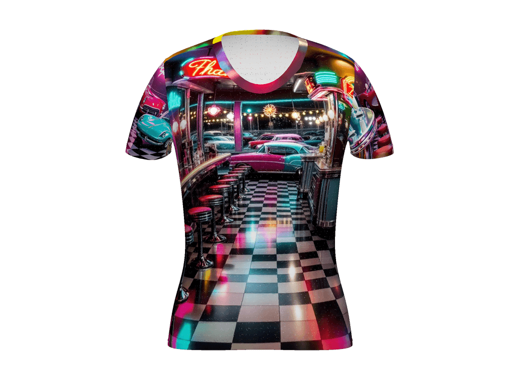 All-Over Print Women's Athletic T-Shirt