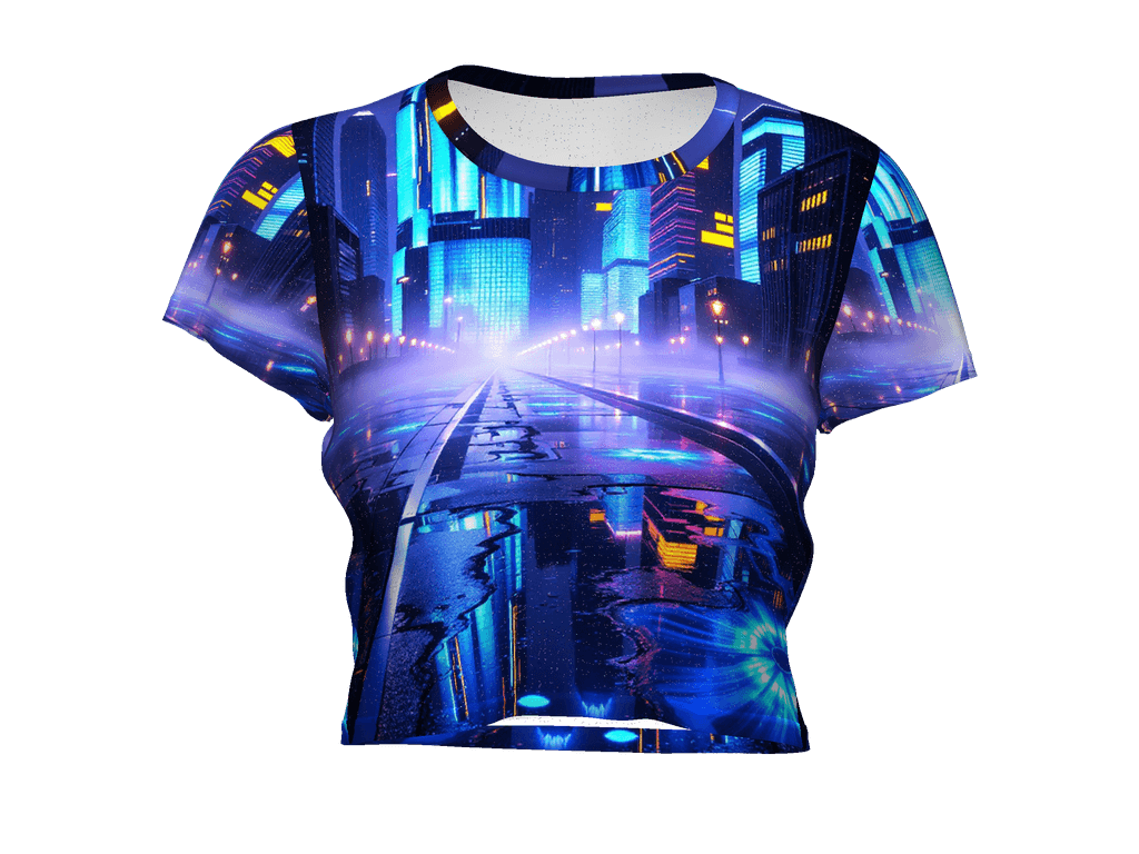 All-Over Print Crop Tee