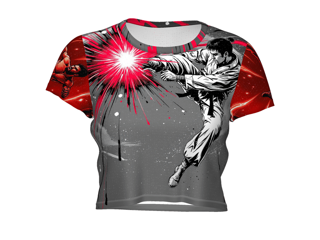 All-Over Print Crop Tee