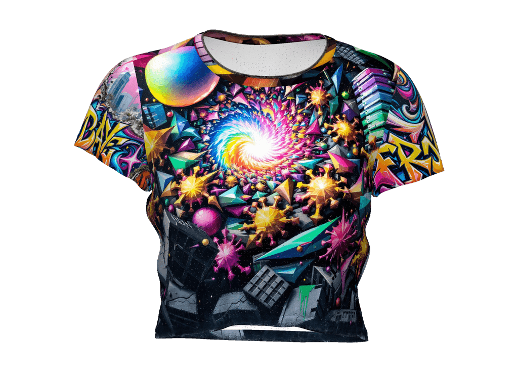 All-Over Print Crop Tee