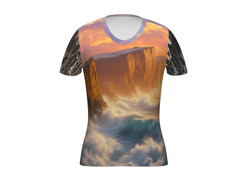 All-Over Print Women's Athletic T-Shirt