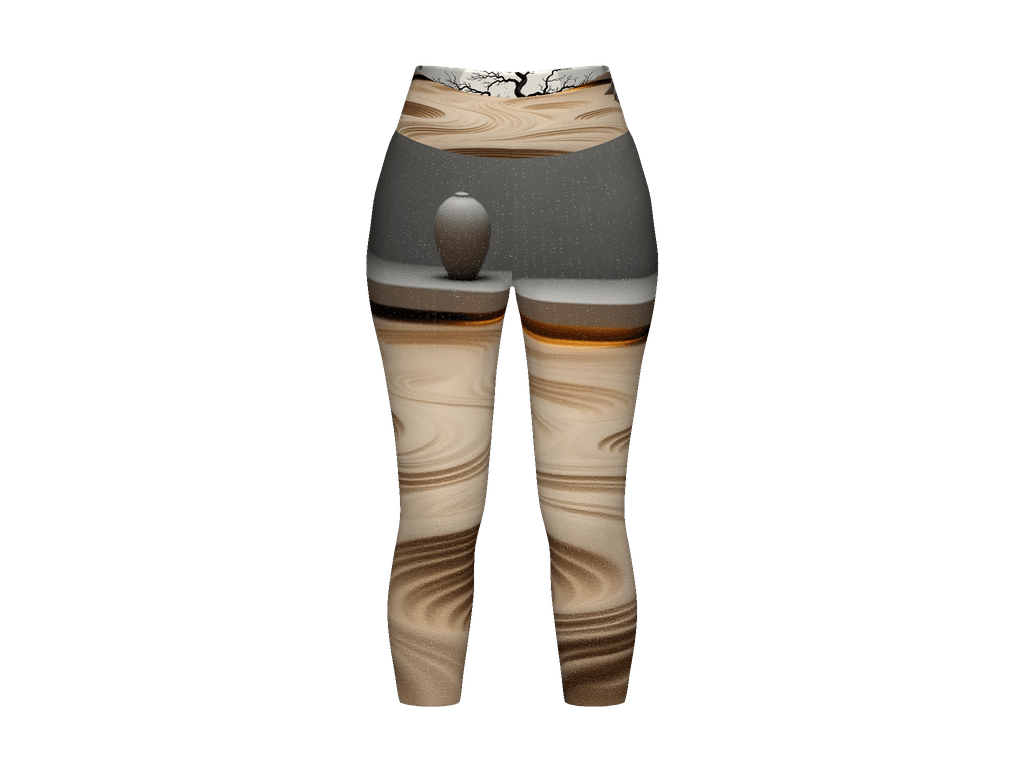 All-Over Print Yoga Capri Leggings