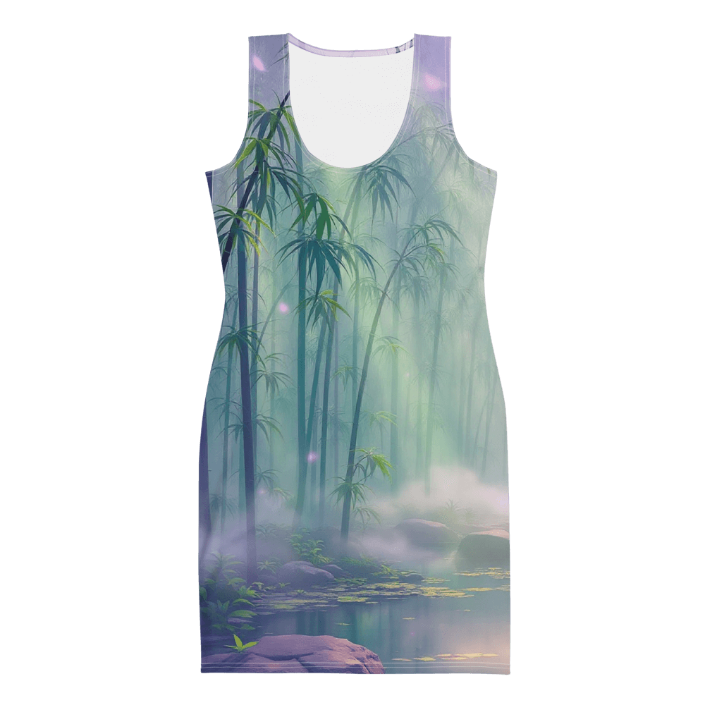 All-Over Print Bodycon Dress