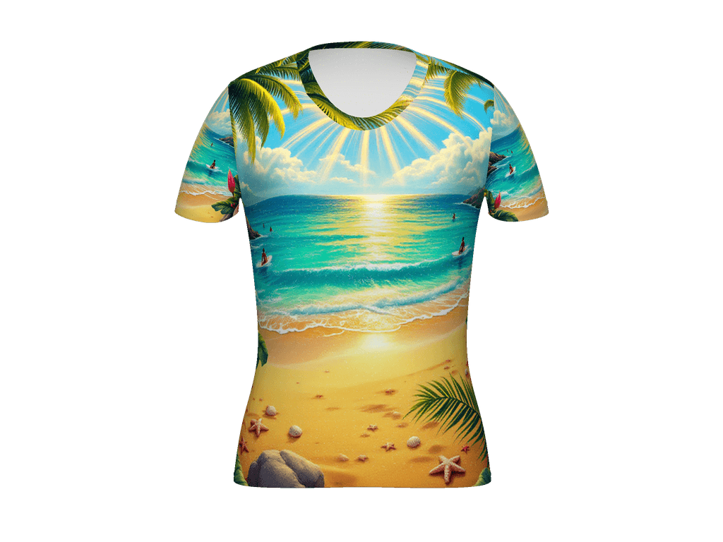 All-Over Print Women's Athletic T-Shirt