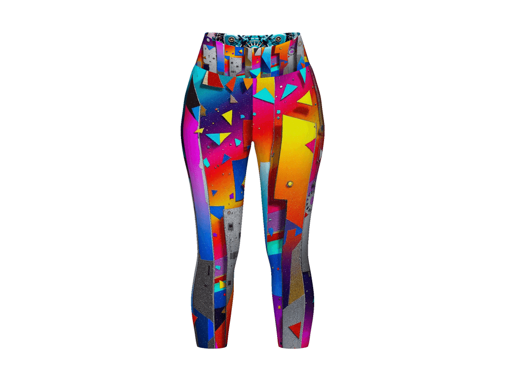 All-Over Print Yoga Capri Leggings