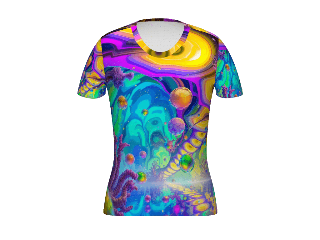 All-Over Print Women's Athletic T-Shirt