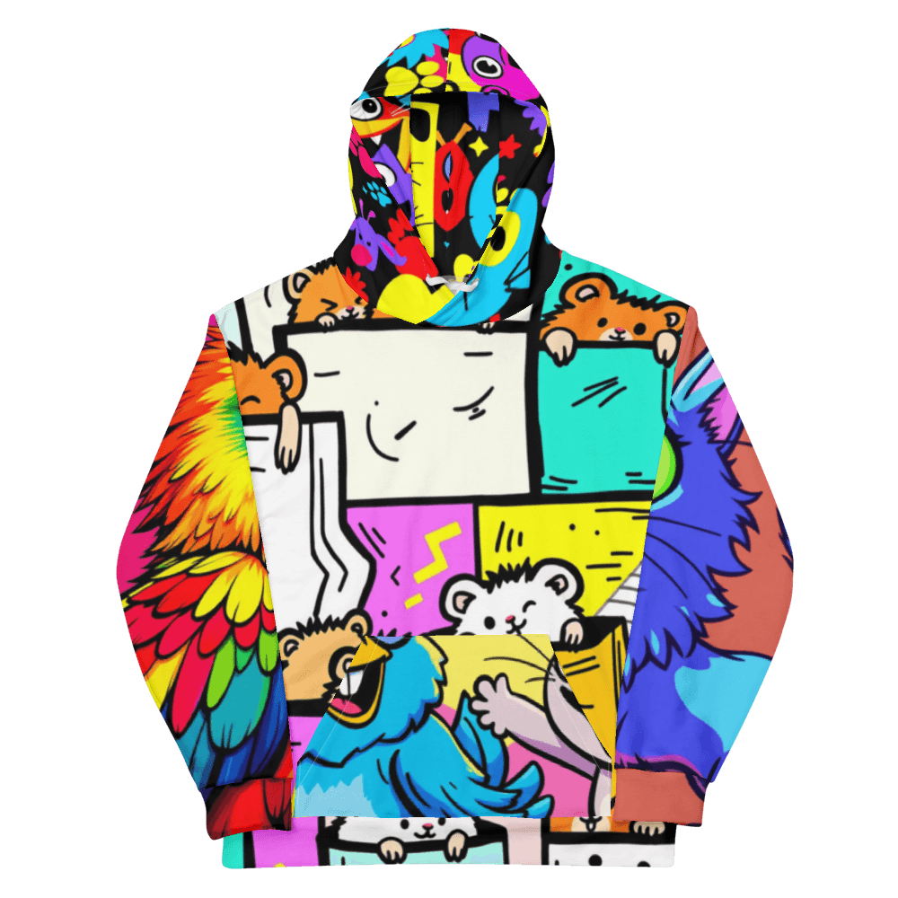 All-Over Print Recycled Unisex Hoodie