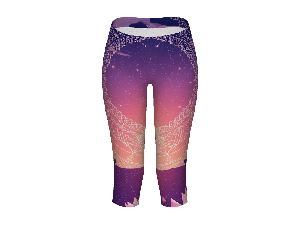 All-Over Print Capri Leggings