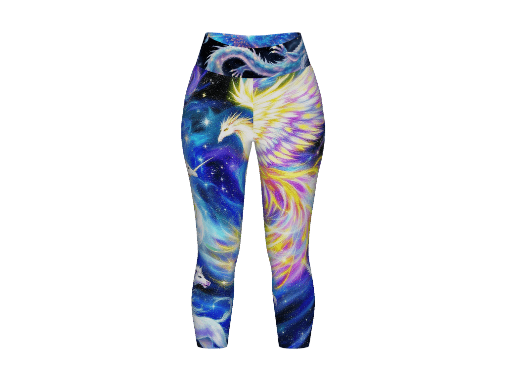 All-Over Print Yoga Capri Leggings