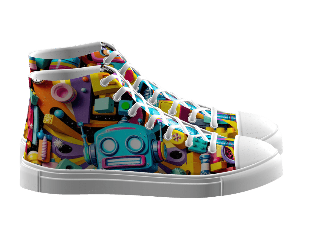 Women's High Top Canvas Shoes