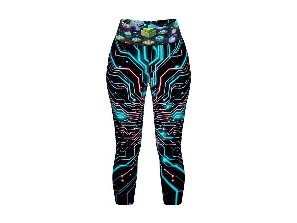 All-Over Print Yoga Capri Leggings