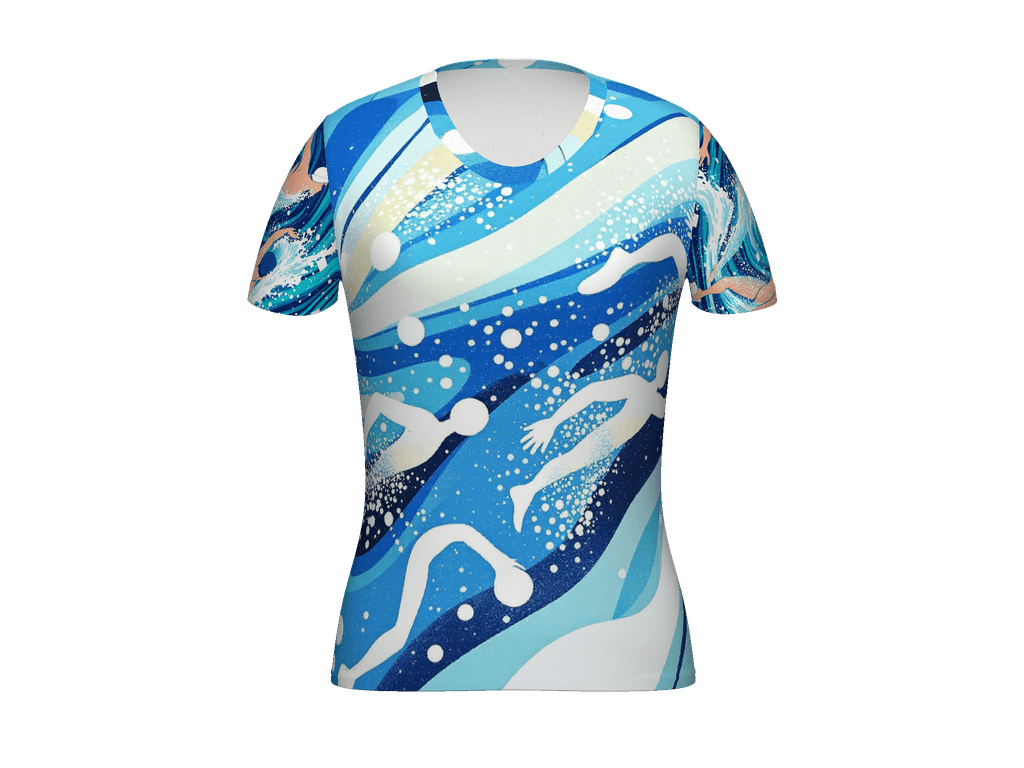 All-Over Print Women's Athletic T-Shirt