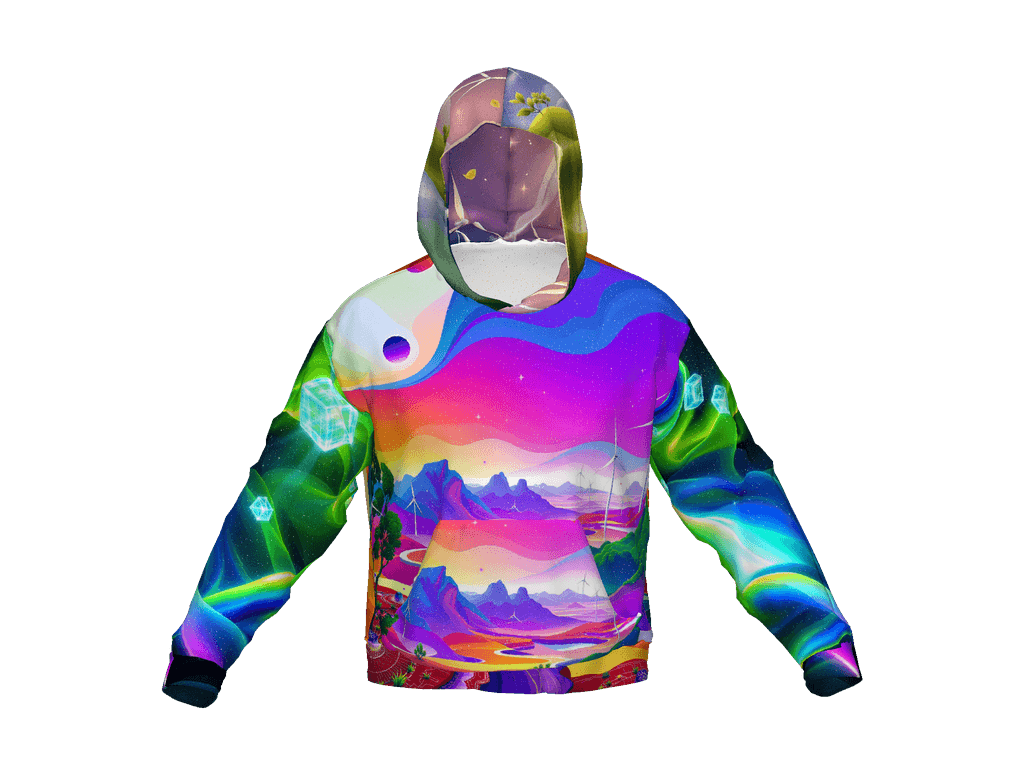 All-Over Print Recycled Unisex Hoodie
