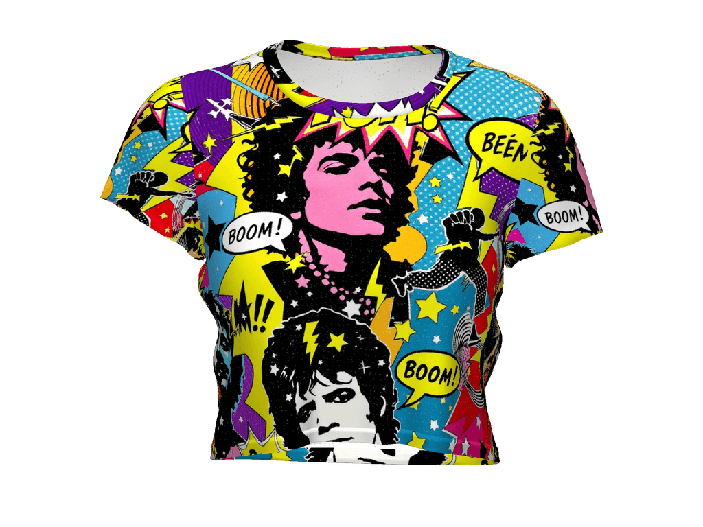 All-Over Print Crop Tee