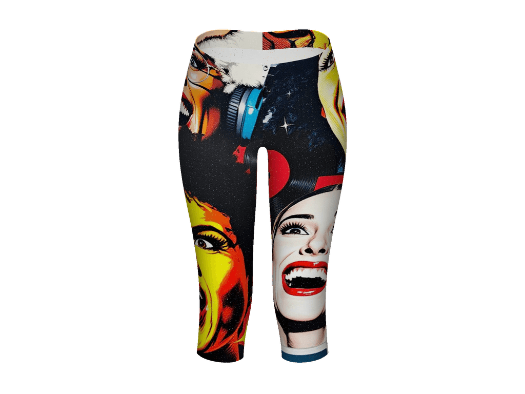 All-Over Print Capri Leggings