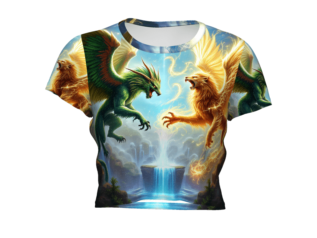 All-Over Print Crop Tee