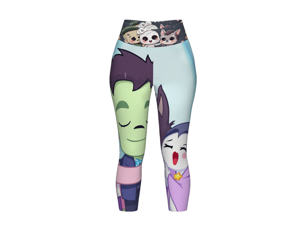 All-Over Print Yoga Capri Leggings