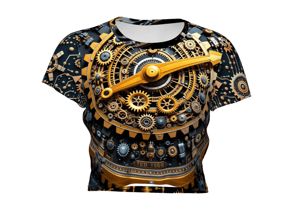 All-Over Print Crop Tee