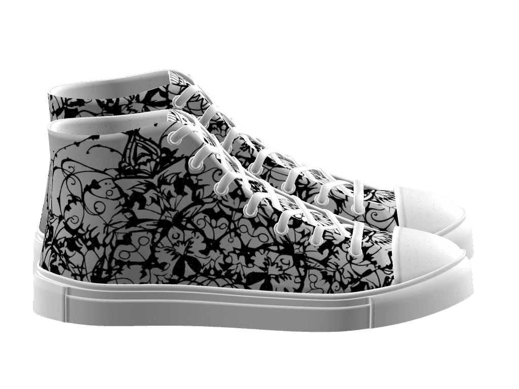 Women's High Top Canvas Shoes