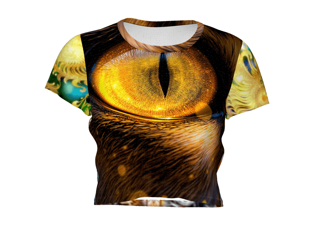 All-Over Print Crop Tee