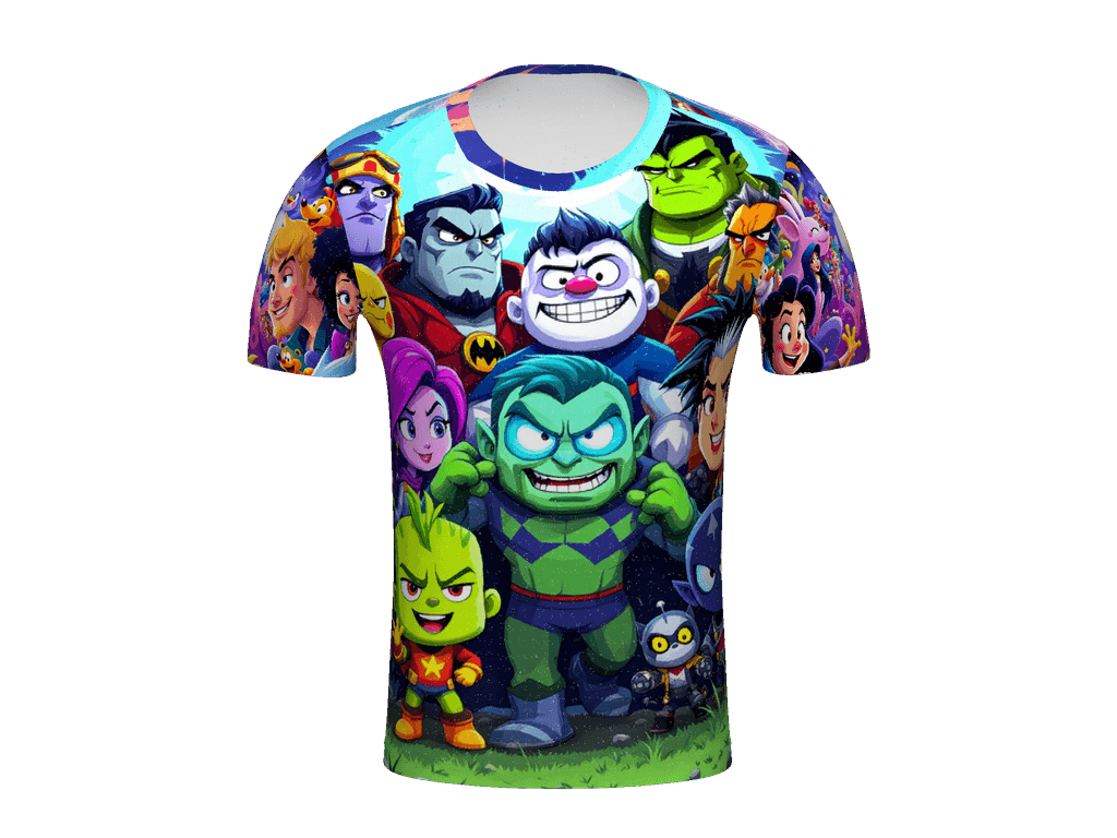 All-Over Print Men's Crew Neck T-Shirt