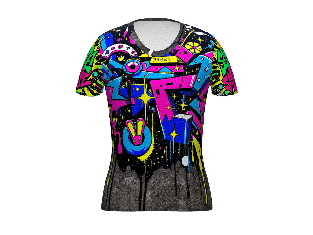 All-Over Print Women's Athletic T-Shirt