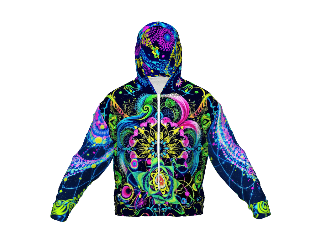 All-Over Print Recycled Unisex Zip Hoodie