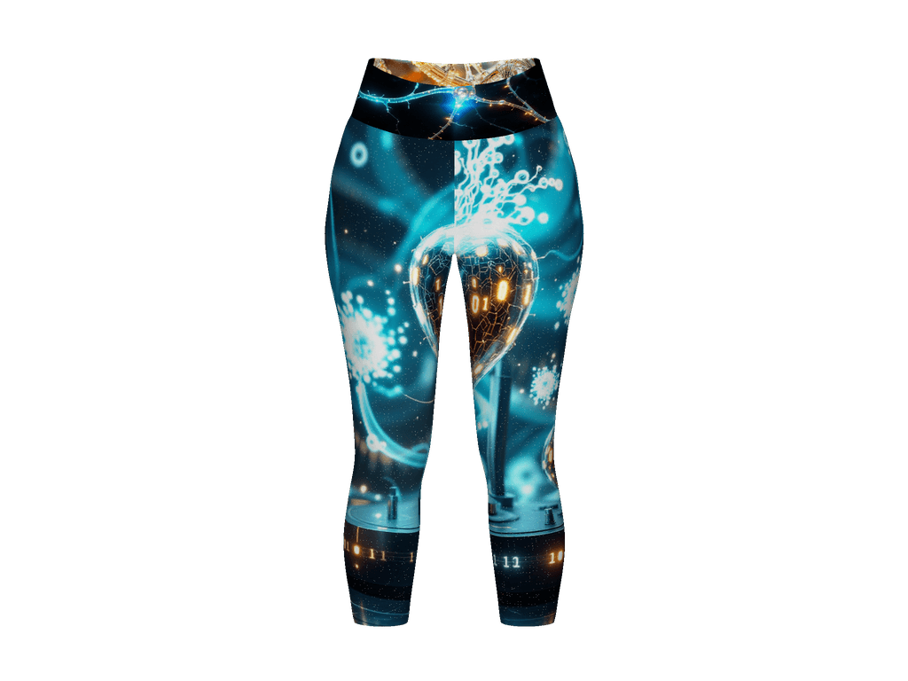 All-Over Print Yoga Capri Leggings