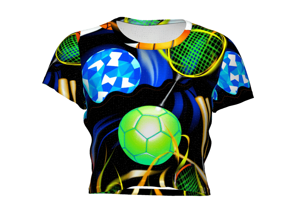 All-Over Print Crop Tee