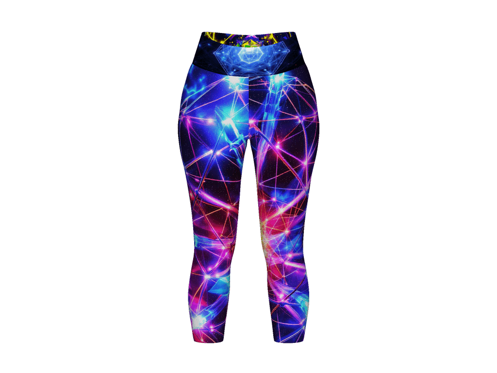 All-Over Print Yoga Capri Leggings
