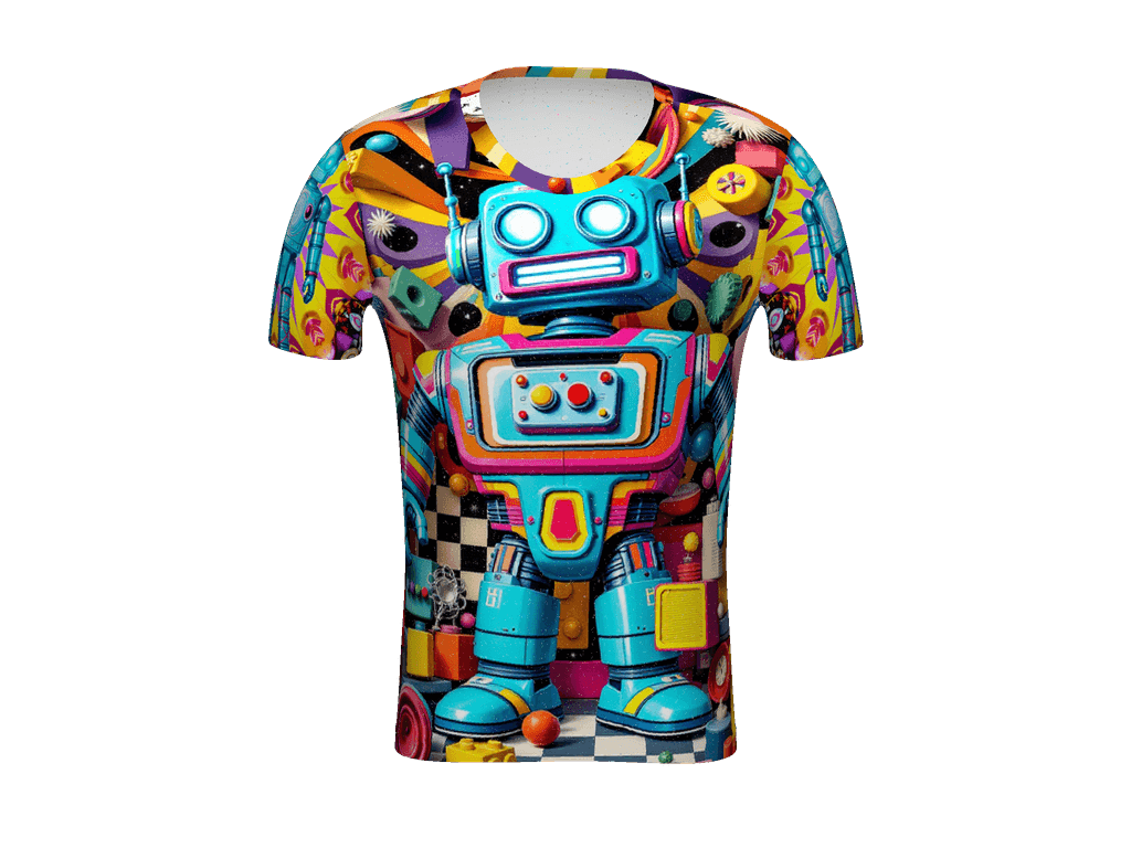 All-Over Print Men's Athletic T-Shirt