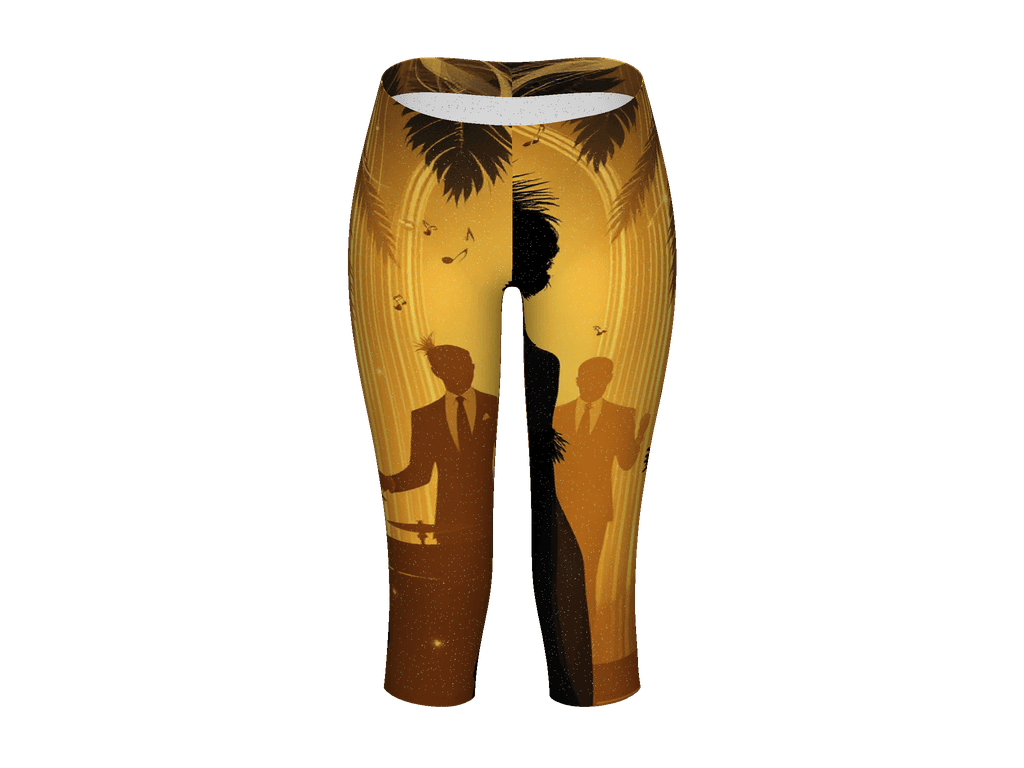 All-Over Print Capri Leggings