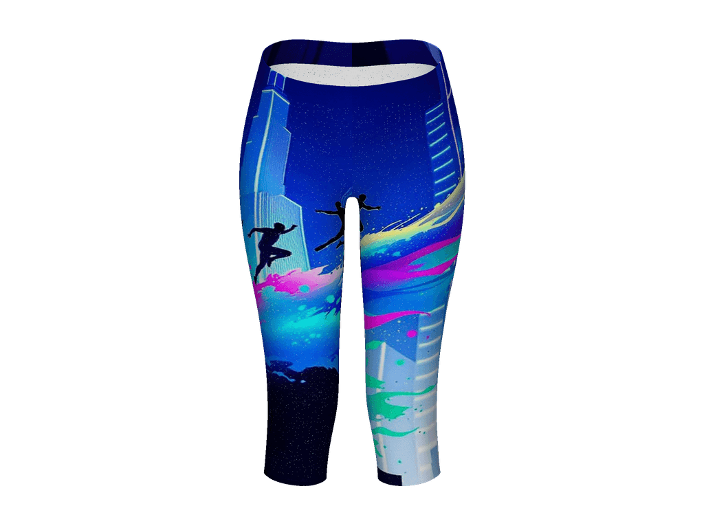 All-Over Print Capri Leggings