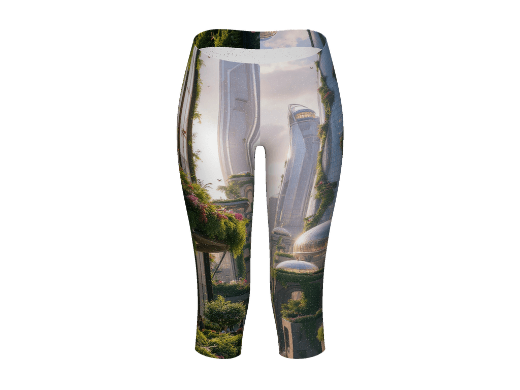 All-Over Print Capri Leggings