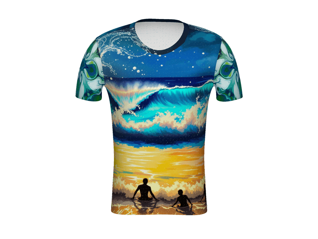 All-Over Print Men's Athletic T-Shirt